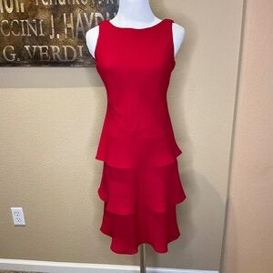 Evan Picone Red Dress